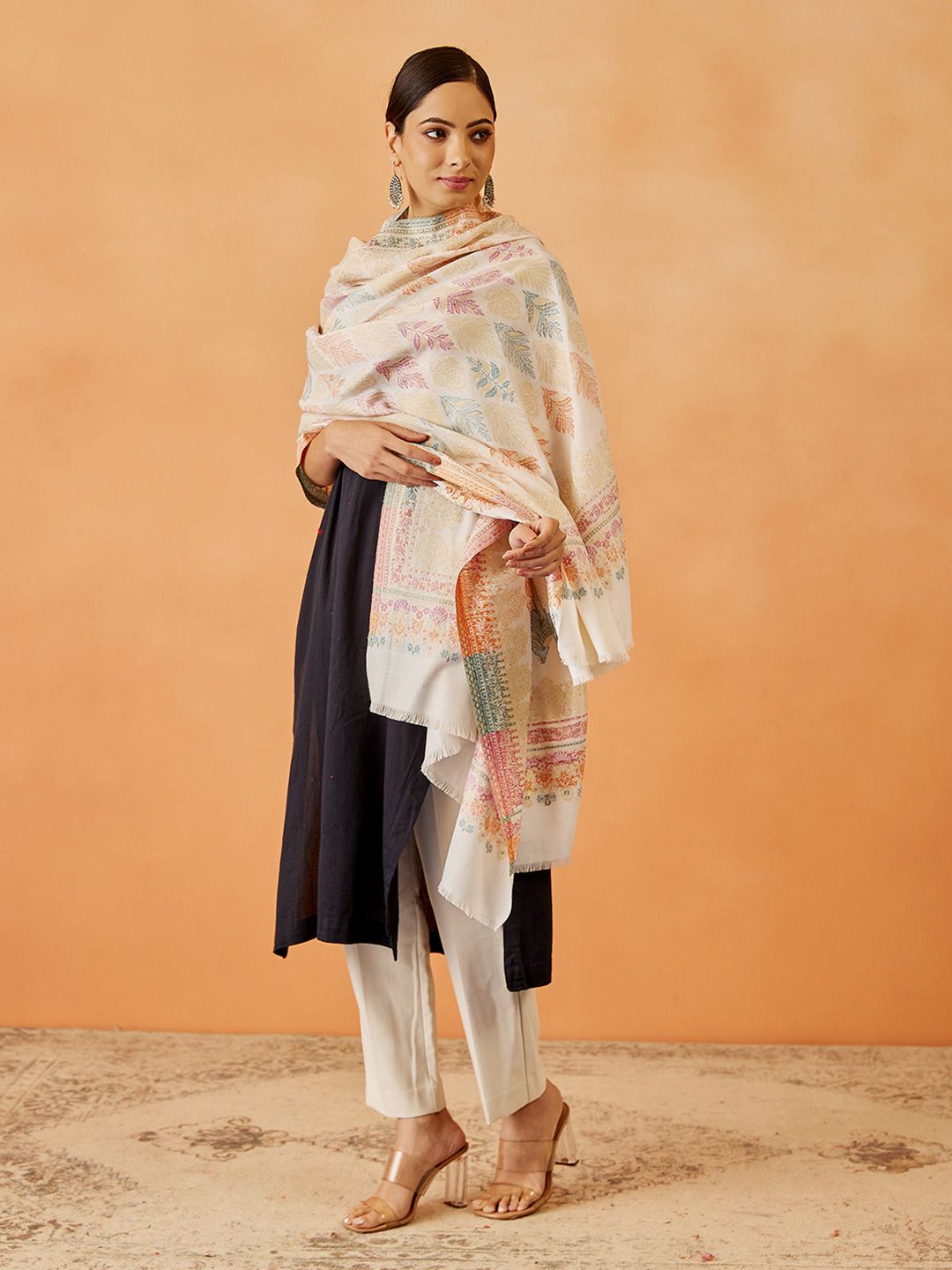 Dhiyona PA Women Paisley Woven Design Shawl