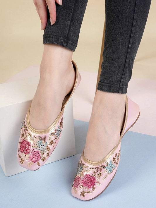 Dhiyona AK Embellished Ethnic Ballerinas