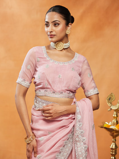 Dhiyona KS Women's Women Embellished Embroidered Saree