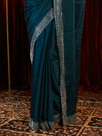 Dhiyona KS Women's Embellished Beads and Stones Saree