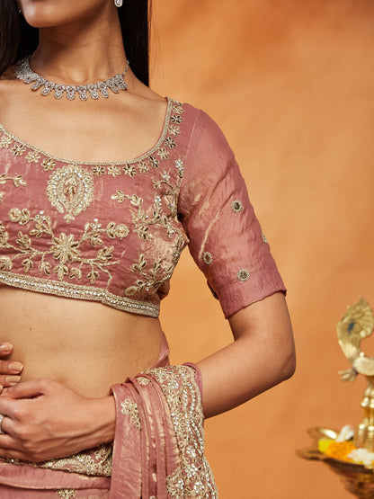 Dhiyona KS Women's Embellished Embroidered Saree