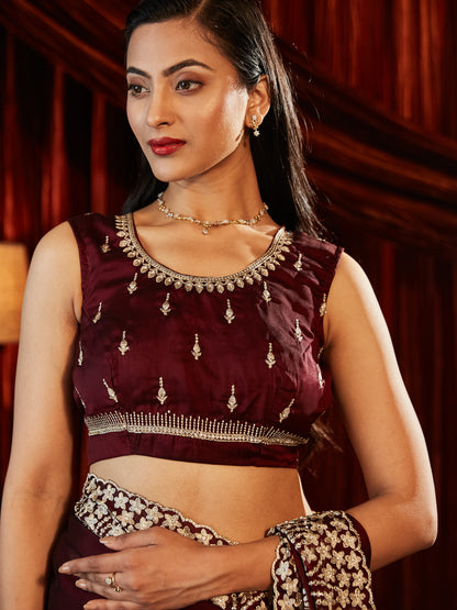 Dhiyona KS Women's Embroidered Saree