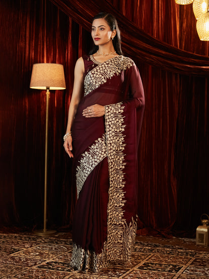 Dhiyona KS Women's Embroidered Saree