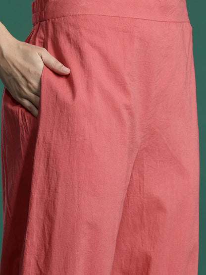 Dhiyona IE Floral Embroidered Sequinned Kurta with Trousers & With Dupatta