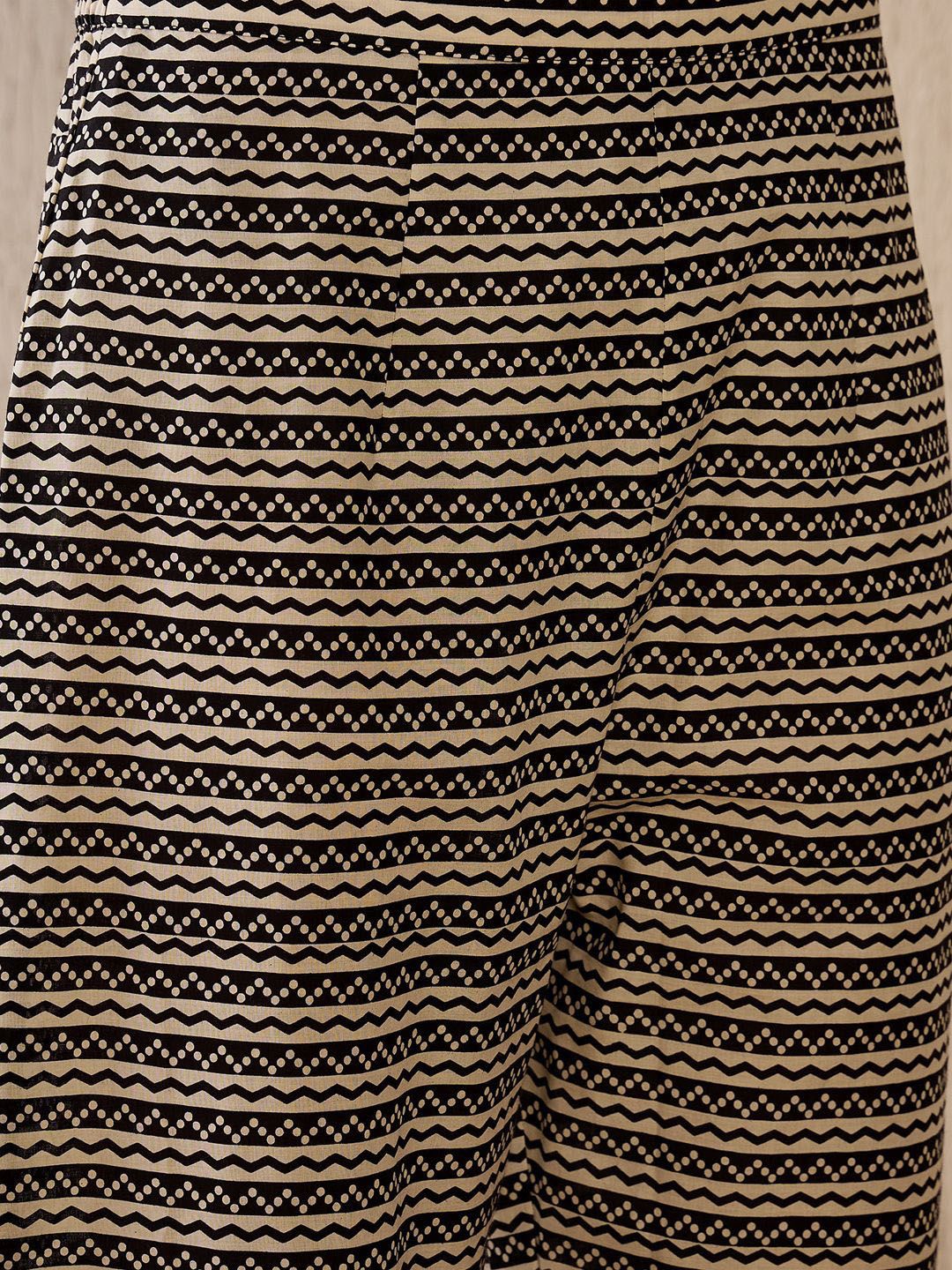 Women Printed Regular Pure Cotton Kurta with Trousers