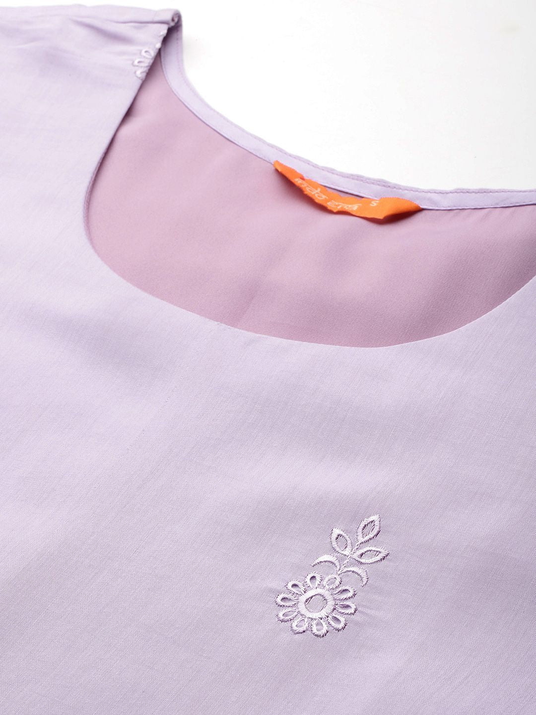 Dhiyona IE Floral Embroidered Thread Work Kurta with Trousers & Dupatta