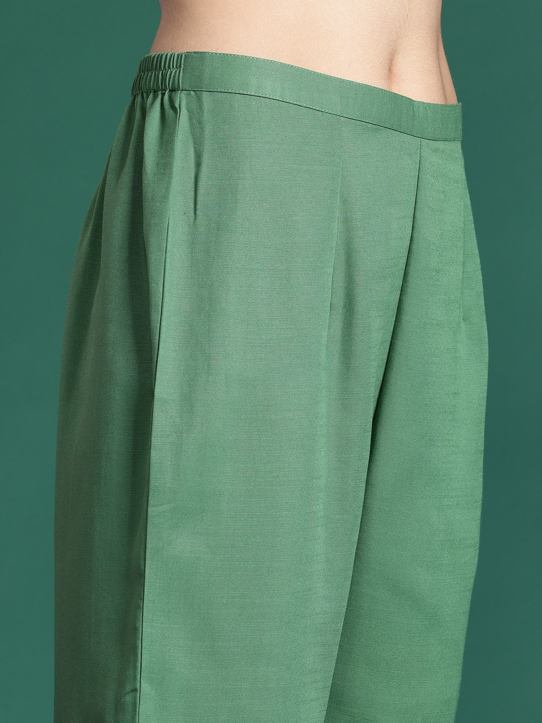 Kurta With Trousers & Dupatta