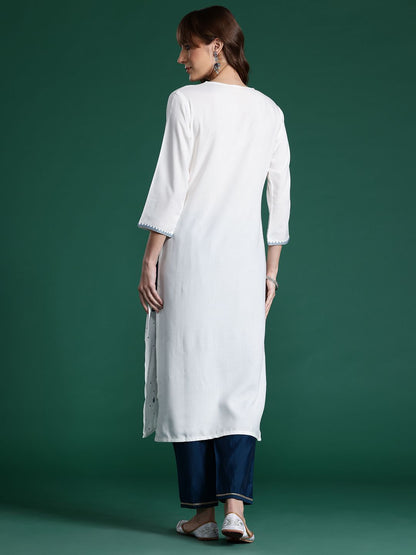 Dhiyona IE Ethnic Motifs Embroidered Sequinned Kurta