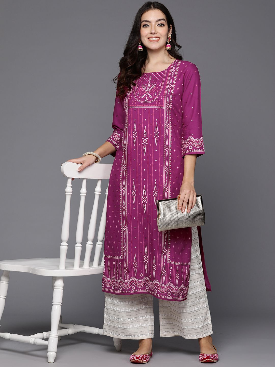 Dhiyona IE Ethnic Motifs Printed Kurta