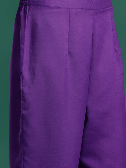 Dhiyona IE Angrakha Kurta with Trousers & With Dupatta