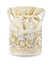 Dhiyona NR Gold-Toned & White Embroidered Potli Clutch