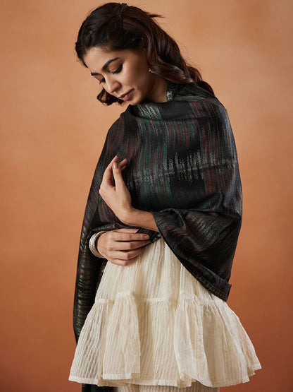 Dhiyona PA Rukhsaar Kaani Abstract Woven Design Shawl