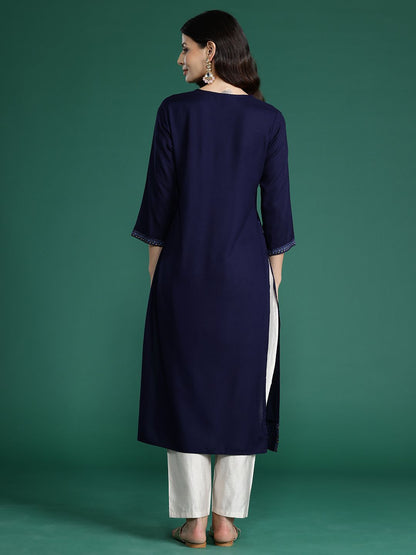 Dhiyona IE Ethnic Motifs Printed Sequinned Kurta