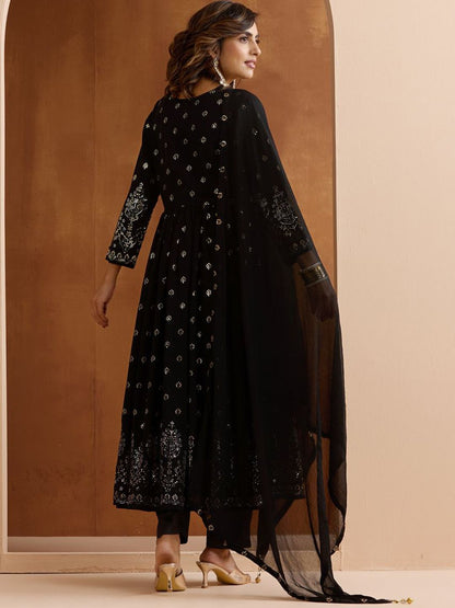 Dhiyona IS Women's Women Ethnic Motifs Printed Kurta with Trousers & Dupatta