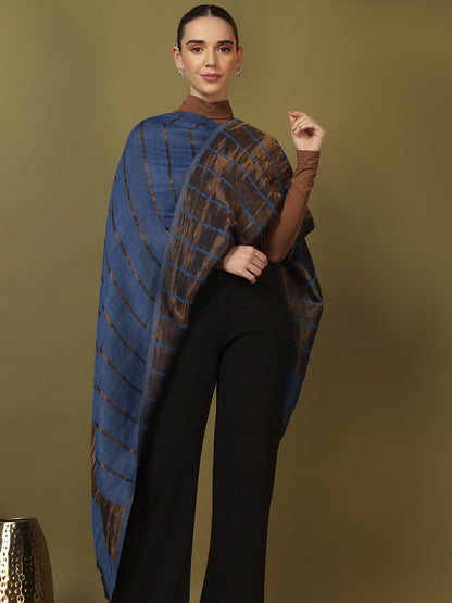 Dhiyona PA Striped Woven Design Shawl