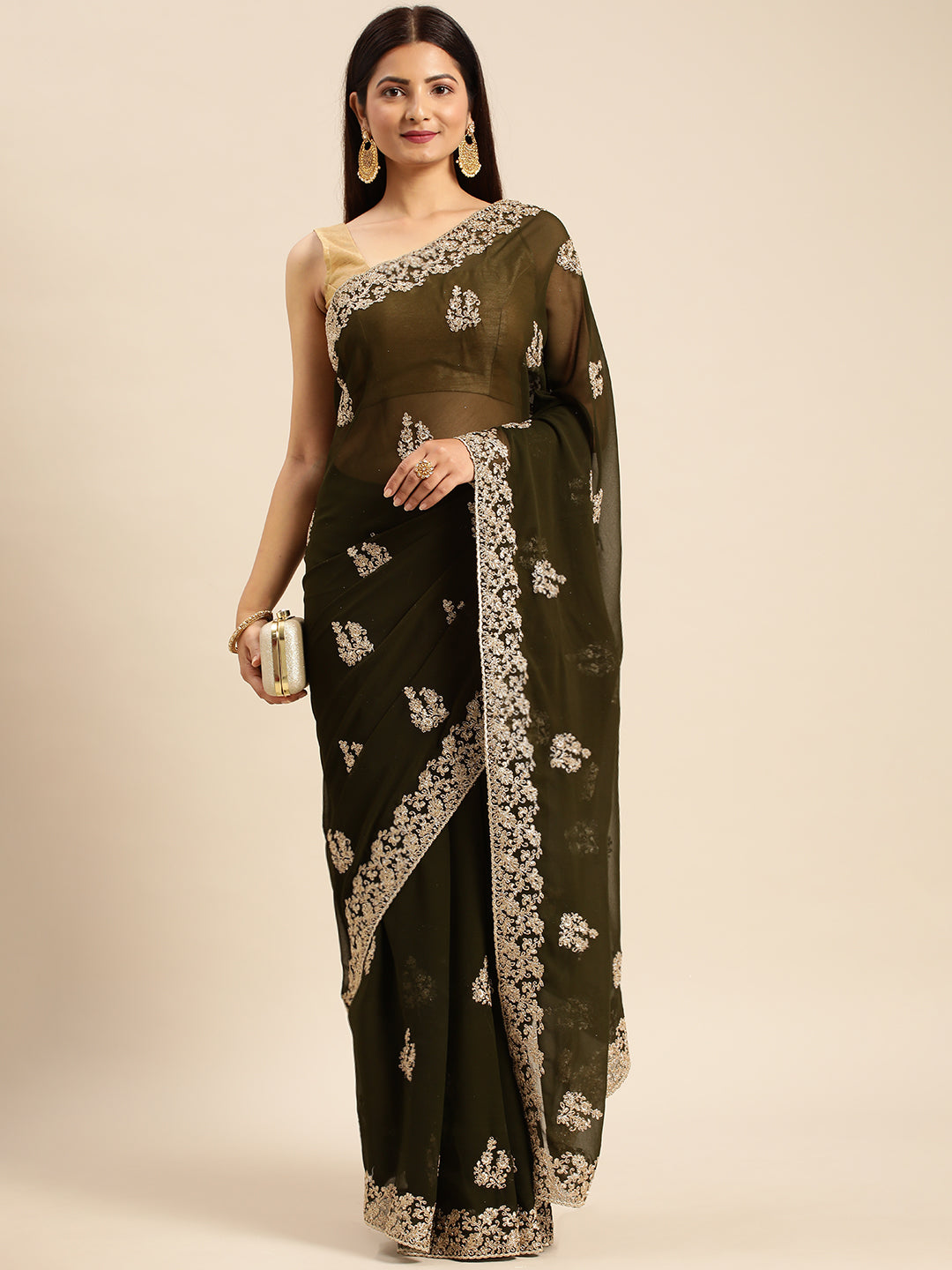 Dhiyona KS Women's Embroidered Ethnic Saree