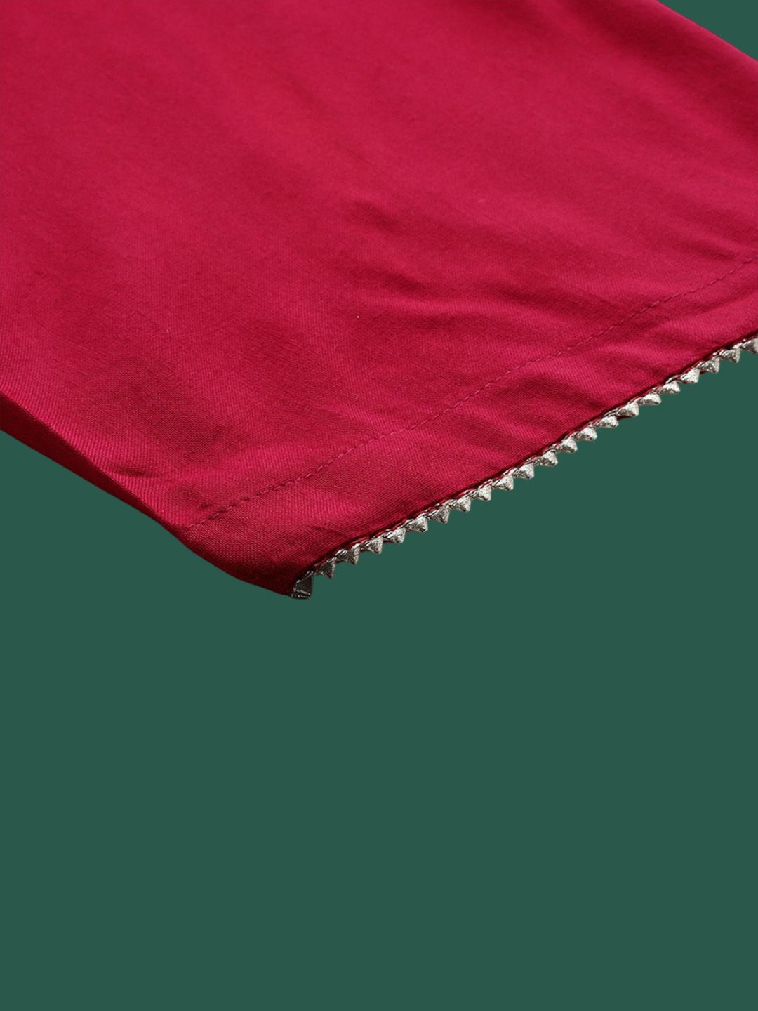 Dhiyona IE Self Designed Round Neck Straight Top With Trousers Co-Ords