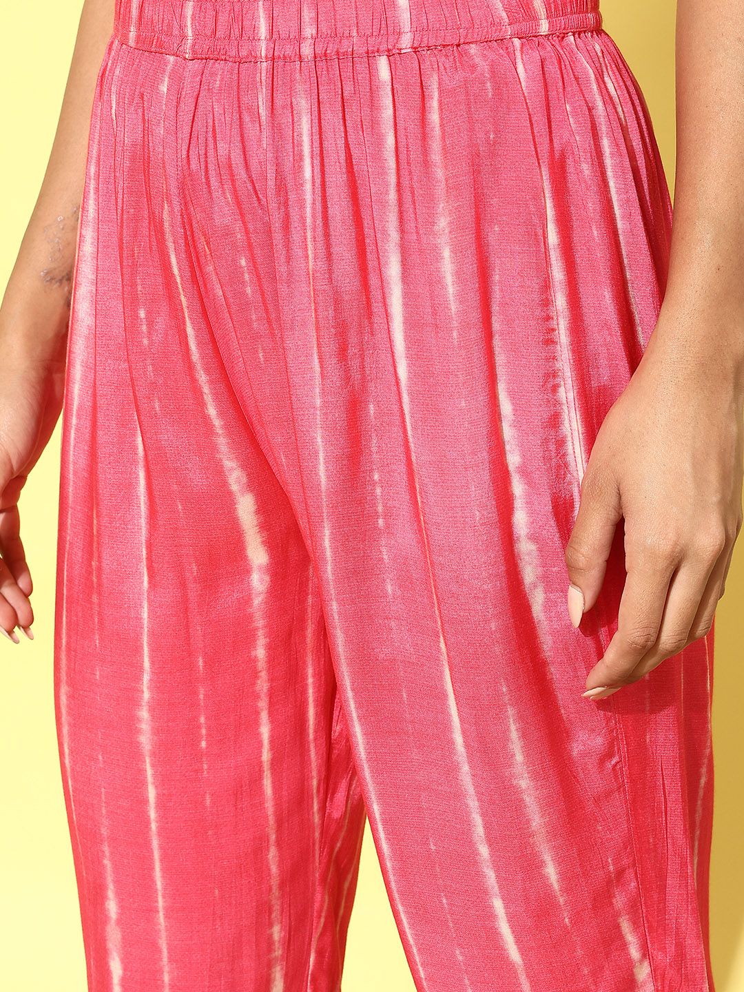 Dhiyona IE Women Printed Tunic with Trousers Co-Ords