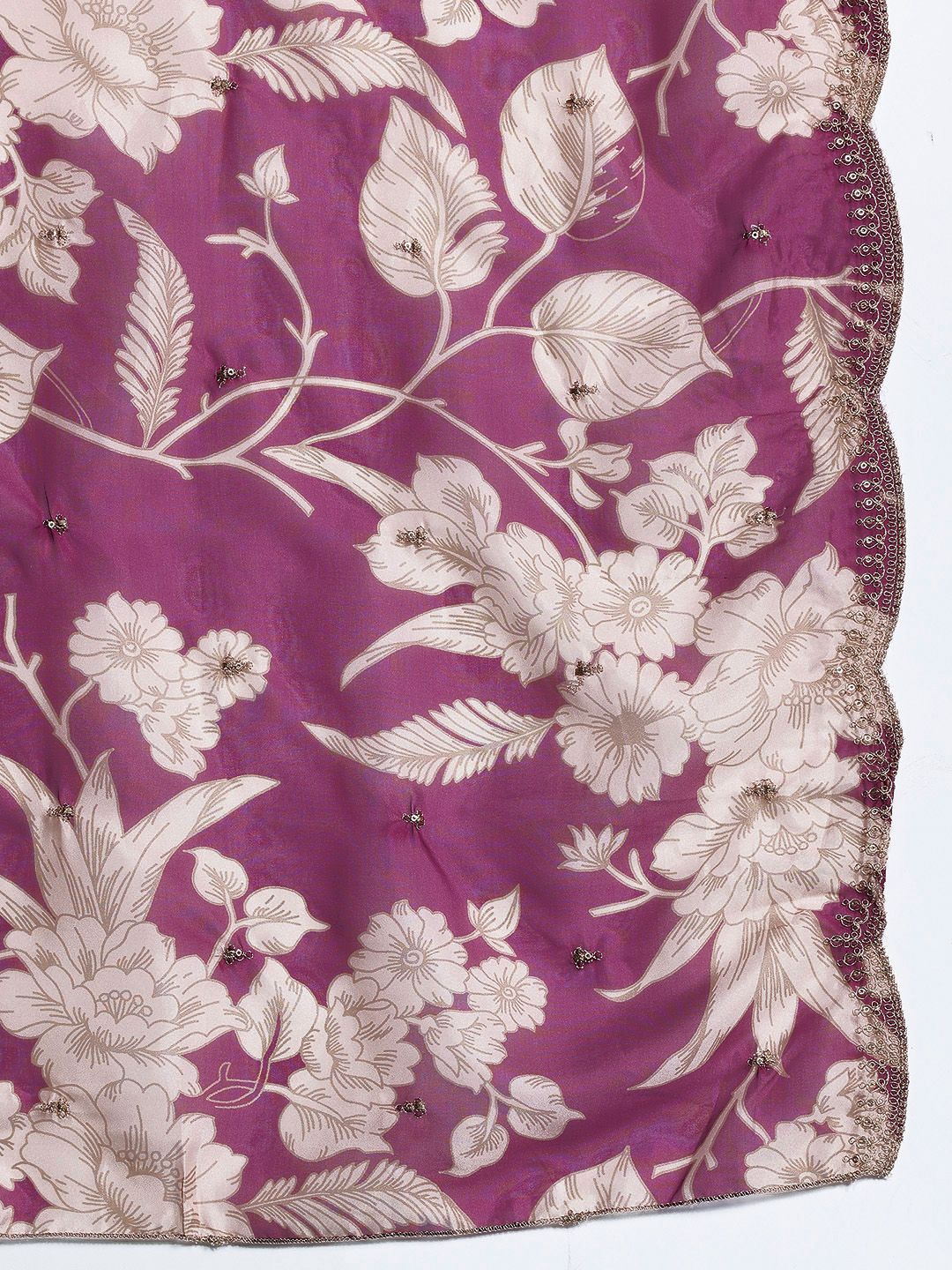 Ethnic Motifs Embroidered Thread Work Kurta with Salwar & With Dupatta