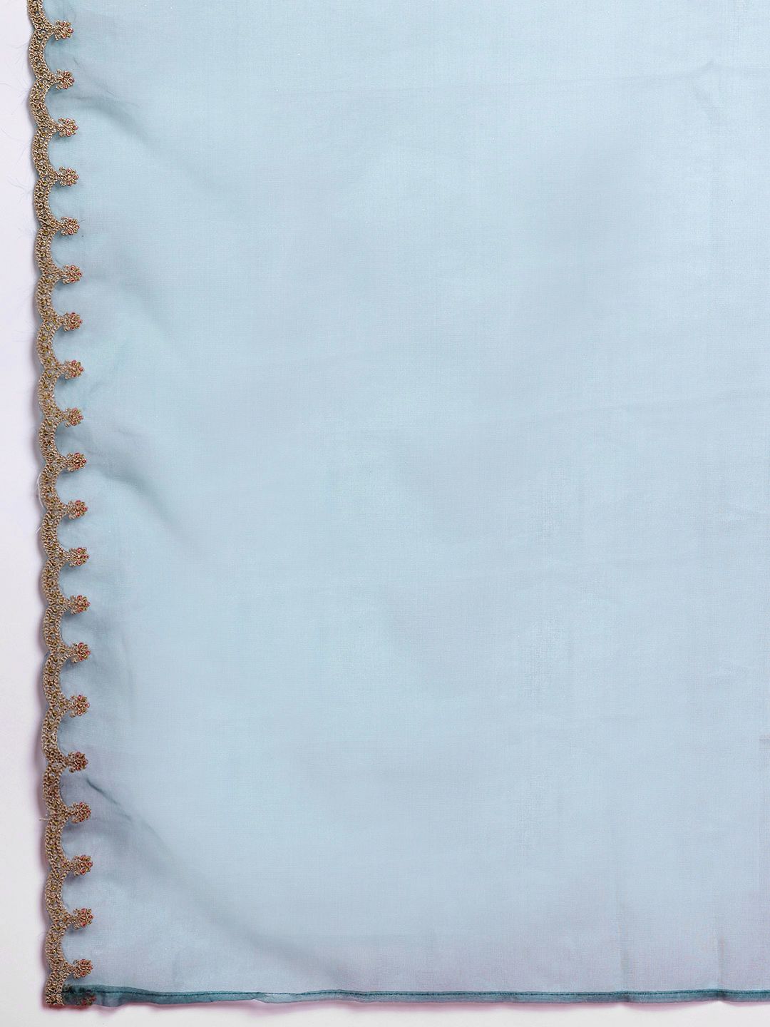 Women Ethnic Motifs Embroidered Regular Kurta with Trousers & With Dupatta