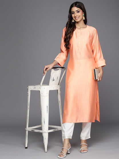 Dhiyona IE Women Striped Liva Kurta