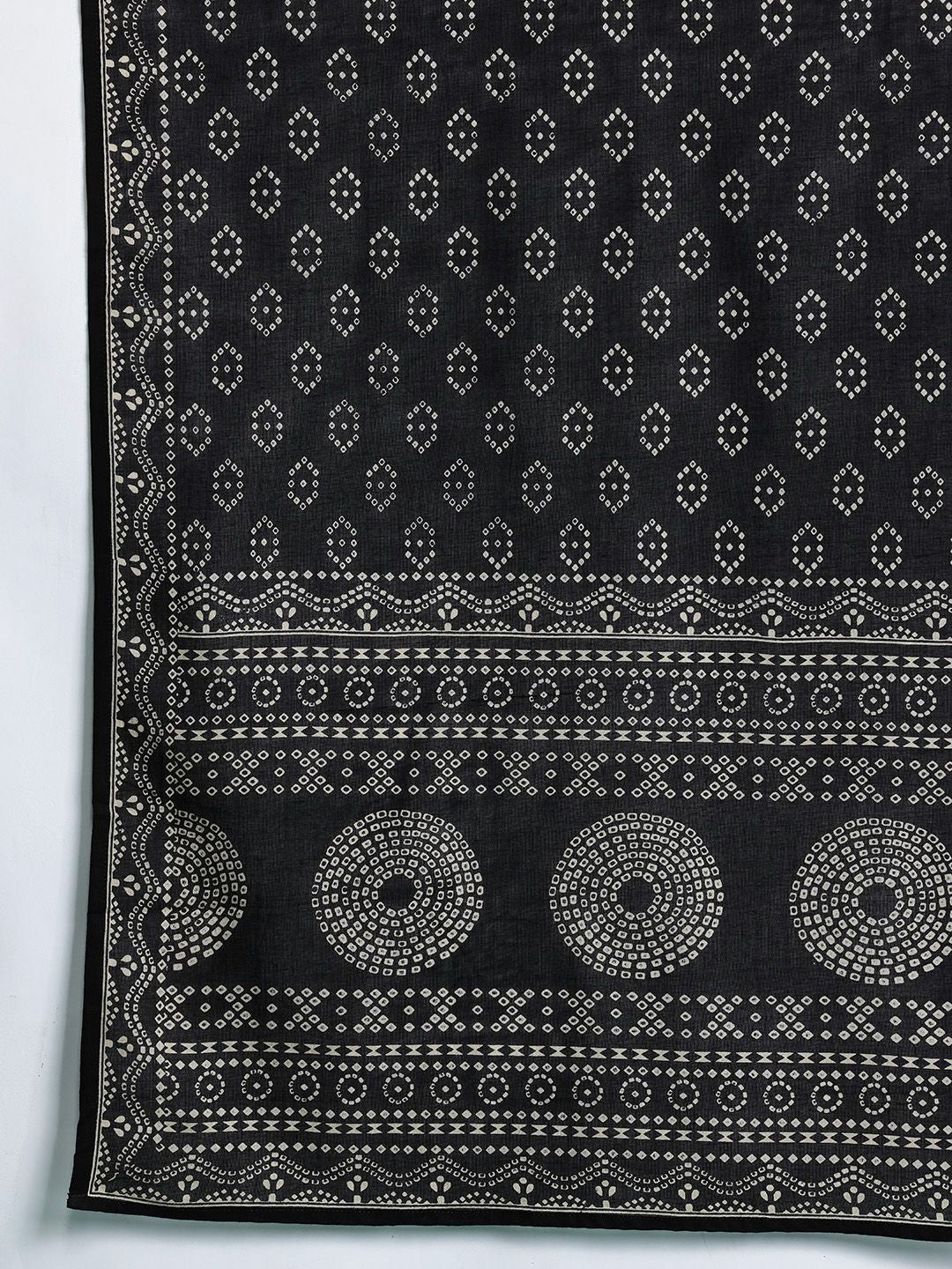 Ethnic Motifs Printed Pure Cotton Kurta with Trousers & Dupatta