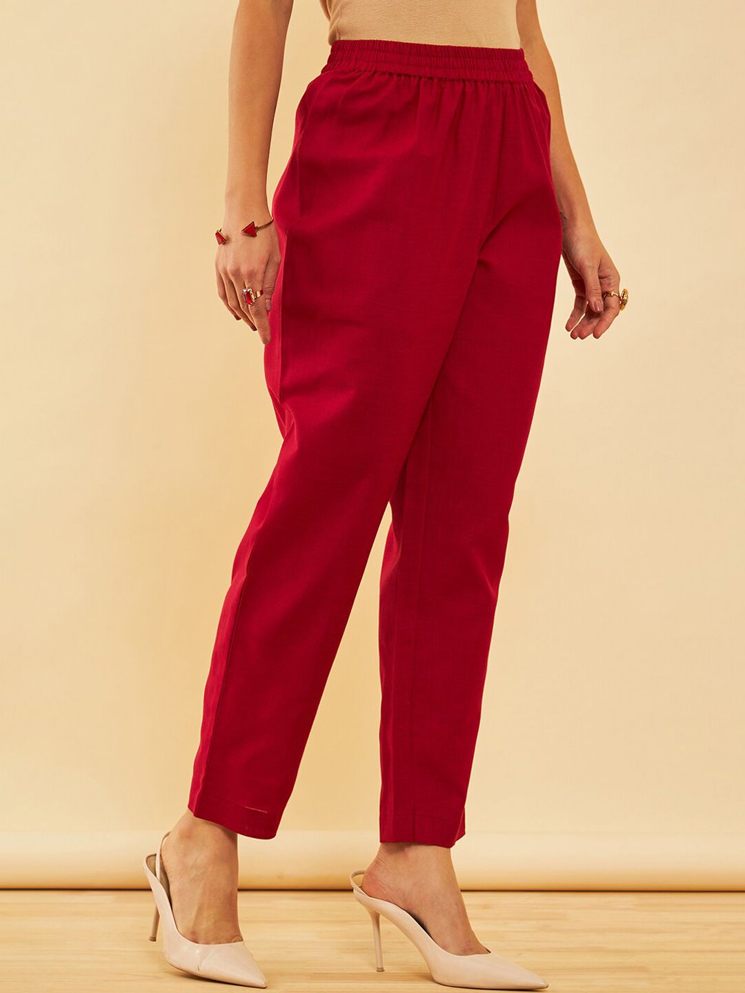 Dhiyona SO Women's Grey Floral Embroidered Layered Thread Work A-Line Kurta With Trousers & Dupatta