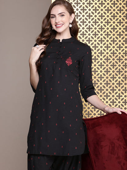 Dhiyona PD Women Women Woven design Regular Jashn Kurta with Patiala
