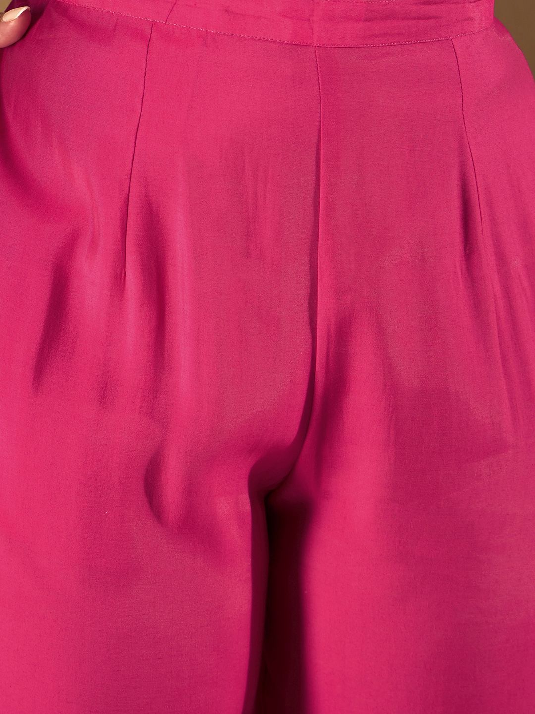 Women Floral Embroidered Regular Sequinned Kurta with Trousers & With Dupatta