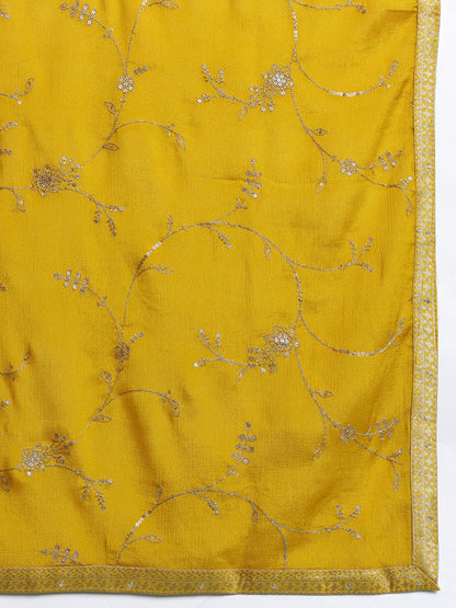 Ethnic Motifs Printed Kurta with Trousers & Dupatta