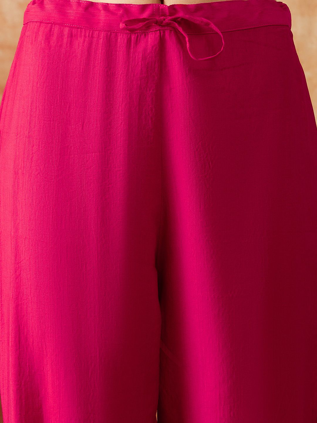 Dhiyona SN Women's Pink Floral Embroidered Sequinned Kurta With Trouser & Dupatta