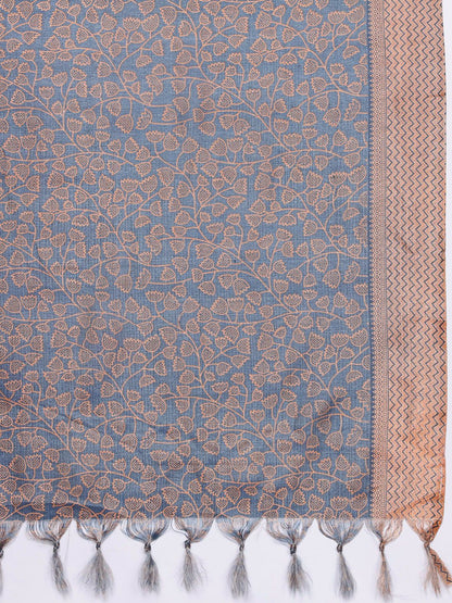 Dhiyona VA Women's Jacquard Gota Embellished Kurta Set