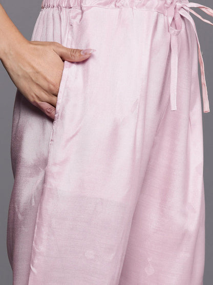 Women Embroidered Regular Thread Work Kurta with Trousers & Dupatta