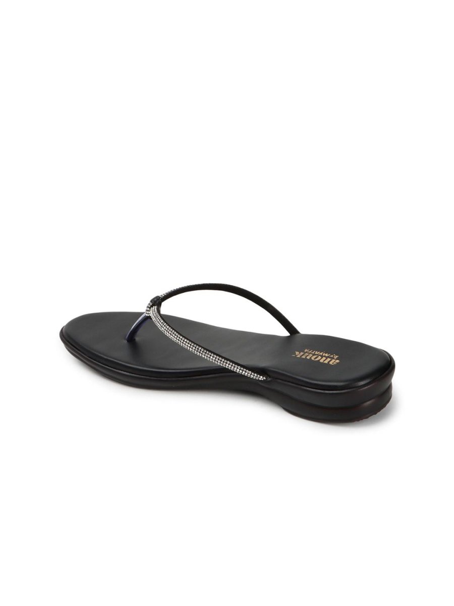 Dhiyona AK Women Embellished T-Strap Flats