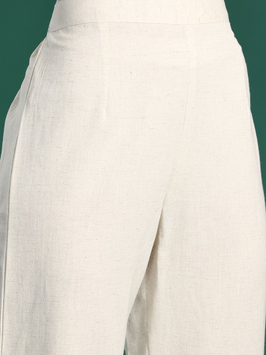 Women Floral Printed Regular Kurti with Trousers