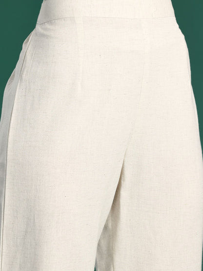 Women Floral Printed Regular Kurti with Trousers