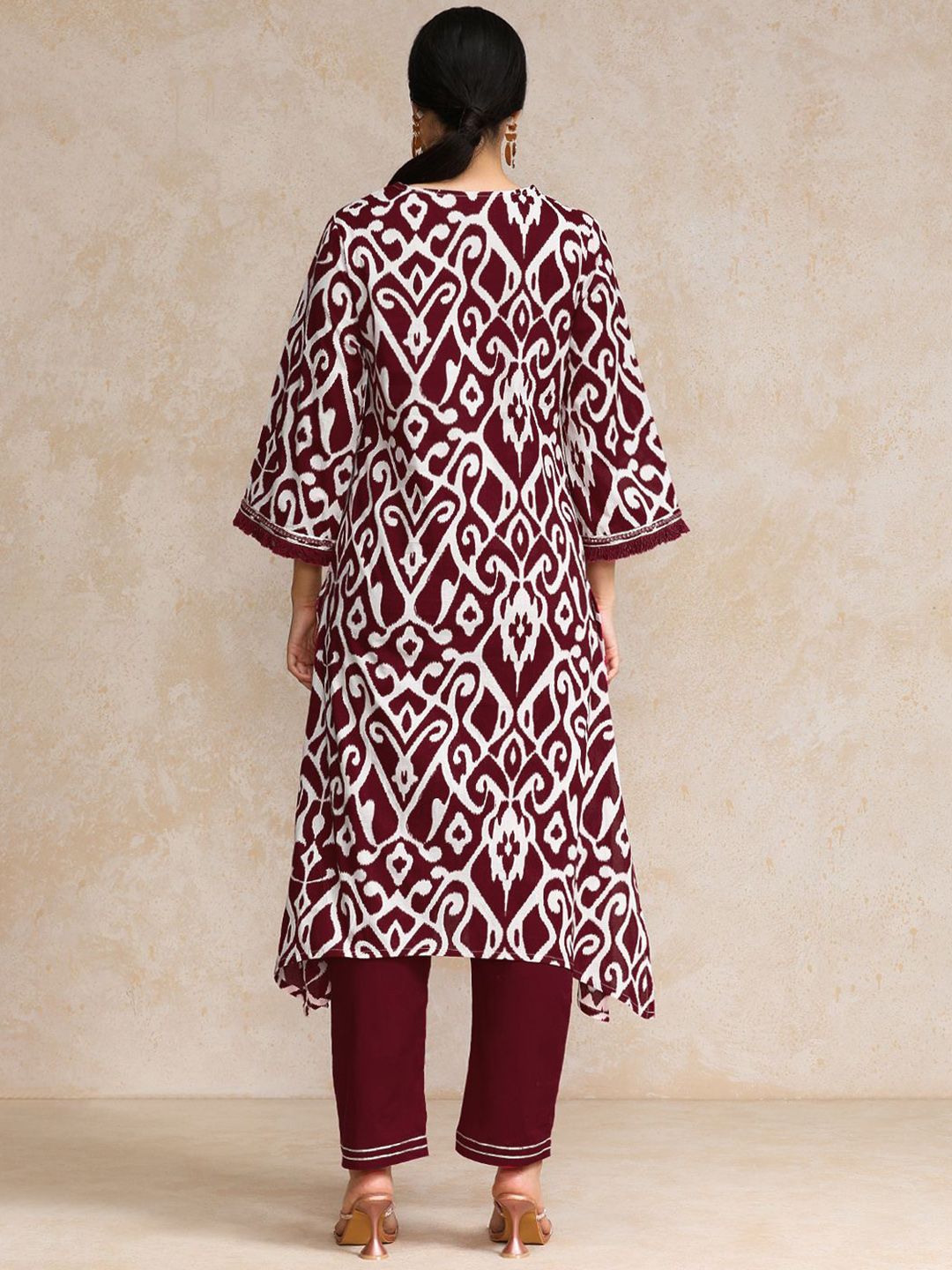 Dhiyona VA Women'sFloral Printed Pure Cotton Kurta with Trousers