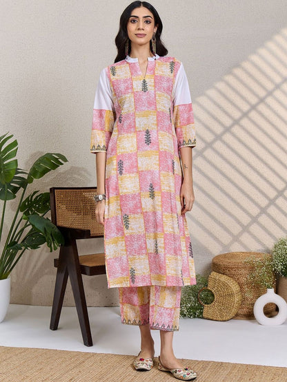 Women Ethnic Motifs Printed Regular Pure Cotton Kurta with Trousers & Dupatta