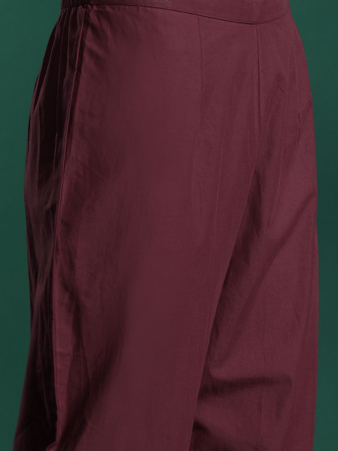 Dhiyona IE Floral Printed Pure Cotton Kurta With Trousers & Dupatta