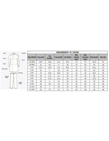 Mehfil Grey Girls Co-ordinate set for Girls