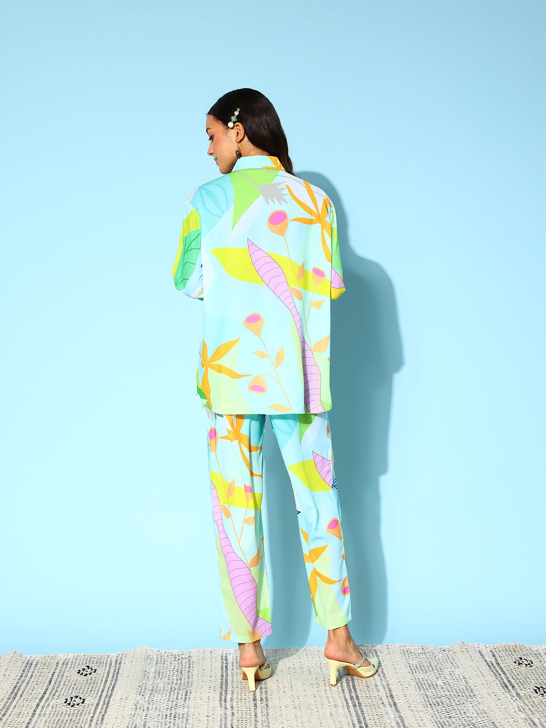 Dhiyona IE Women Conversational Graphic Printed Co-Ords Set