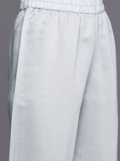Dhiyona VA Women'sYoke Design Chanderi Silk Kurta with Trousers & Dupatta