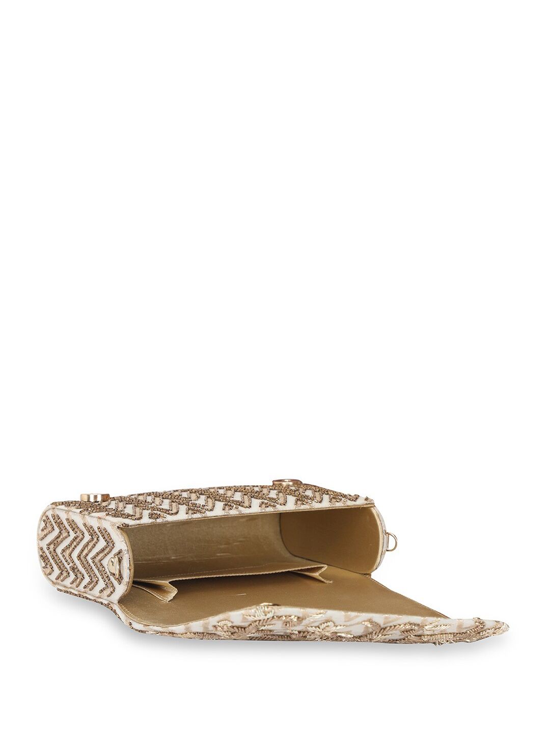 Dhiyona NR Embroidered Foldover Clutch