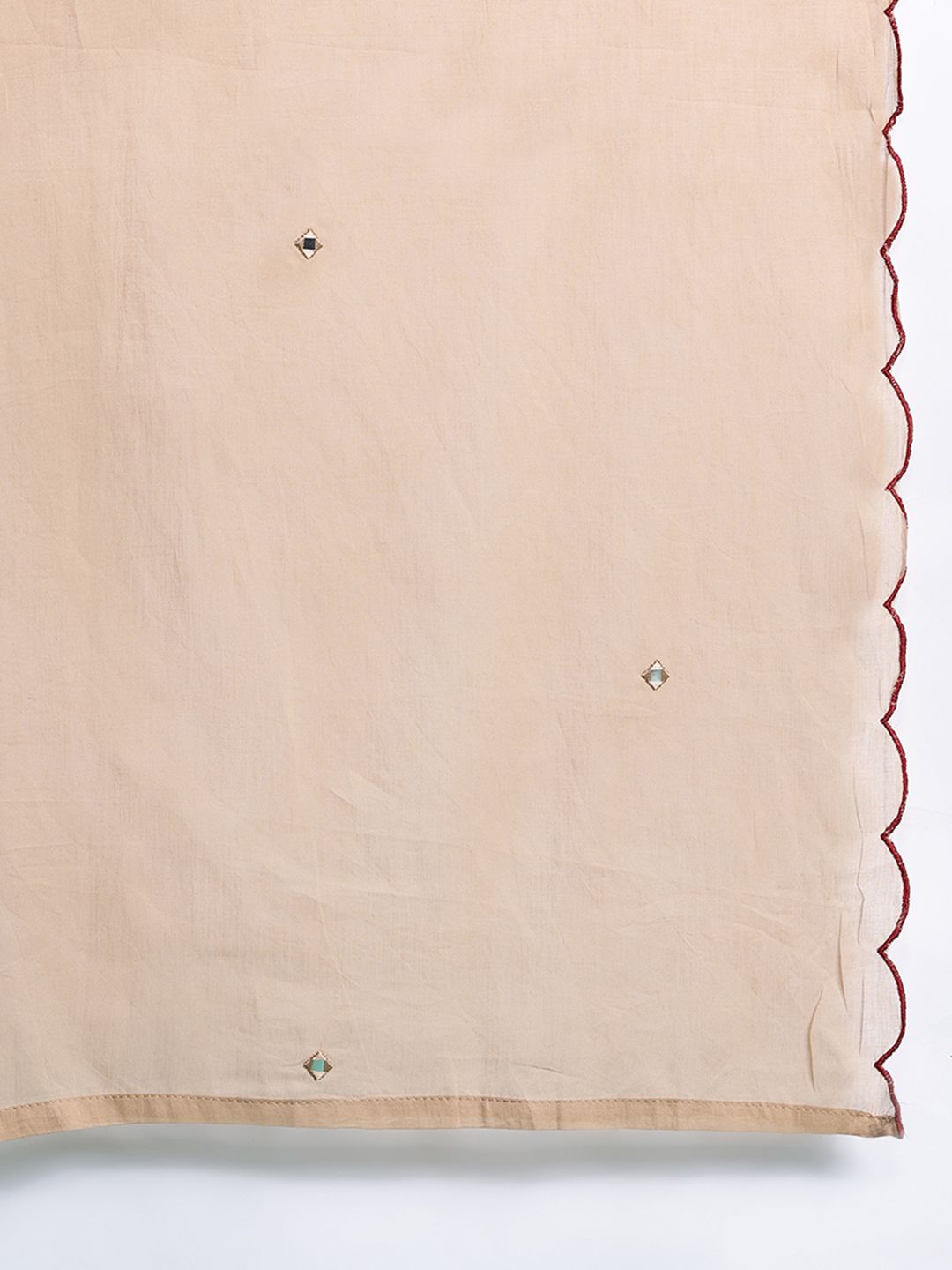 Floral Embroidered Kurta with Trousers & Dupatta