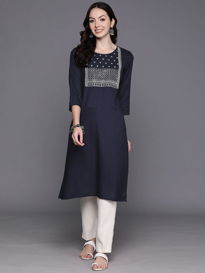 Dhiyona IE Ethnic Motifs Embroidered Sequinned Kurta