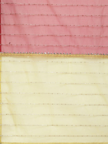 Women Black Regular Thread Work Liva Kurta with Trousers & Dupatta