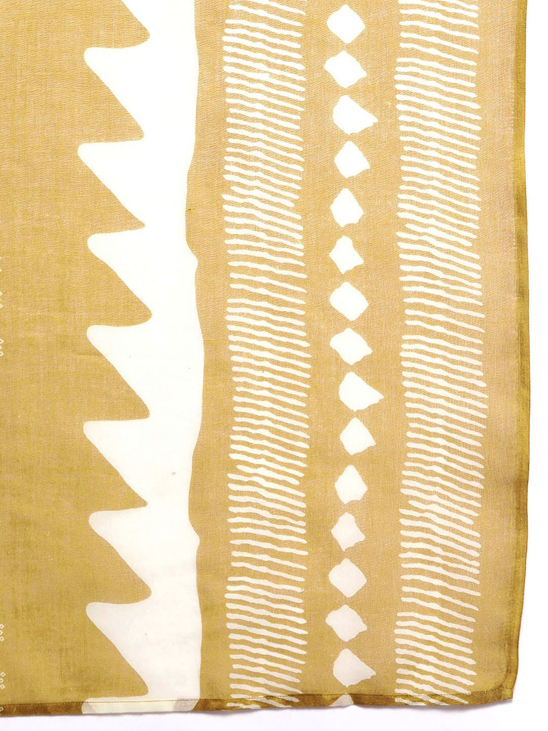 Ethnic Motifs Embroidered Pure Cotton Straight Kurta With Trousers & Dupatta