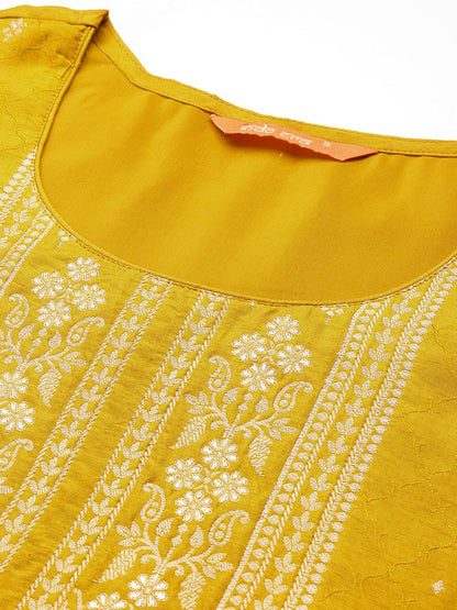 Ethnic Motifs Printed Kurta with Trousers & Dupatta
