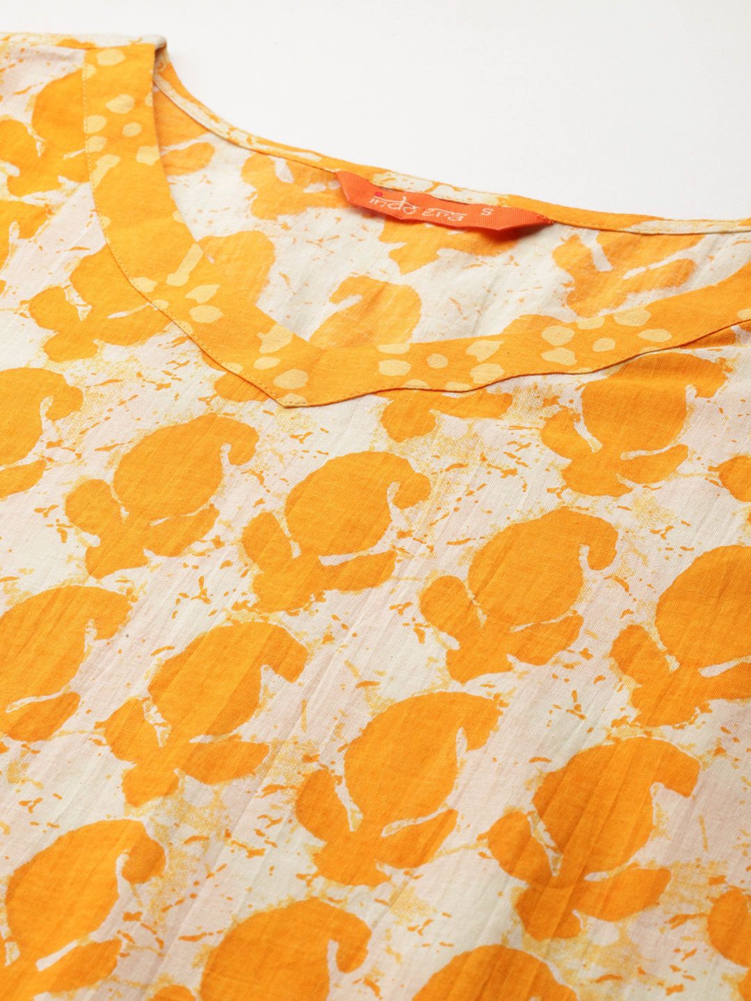 Dhiyona IE Paisley Printed Pure Cotton Kurta with Trousers & With Dupatta