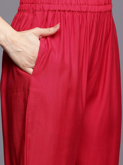 Dhiyona VA Women'sEthnic Motifs Yoke Design Kurta With Trousers & Dupatta